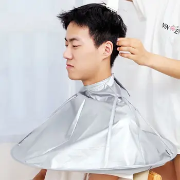 

Professional Hair Cutting Cape Umbrella Cloak Hair Catcher for Adult Barber Hairdressing Kit Accessories Beauty Tools 50x60cm
