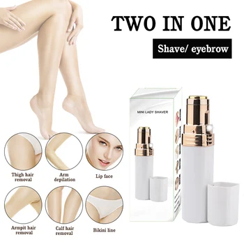 

2020 Mini Electric Body Facial Hair Remover Razor Depilator Fashion Bikini Body Face Neck Leg Hair Removal Tool Fashion Epilator
