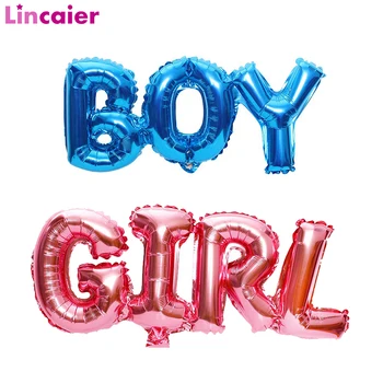 

Boy Girl Foil Balloons Baby Shower Party Decorations Its a Boy Girl Babyshower Christening Baptism Gender Reveal Supplies