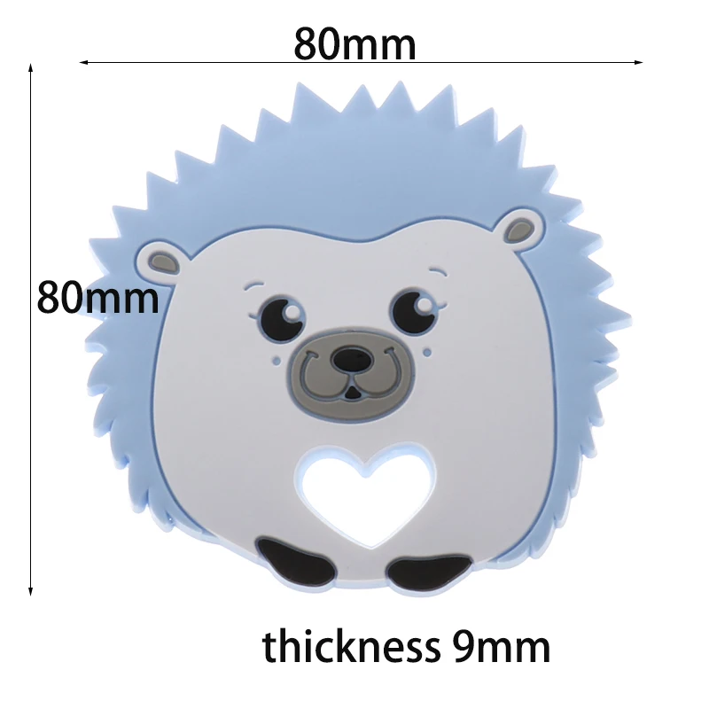 ATOB 10pcs Baby Teethers Koala Rodent unicorn Safe Chewable Food Grade Baby Teething Toys Pacifier Pendant Necklace Accessories