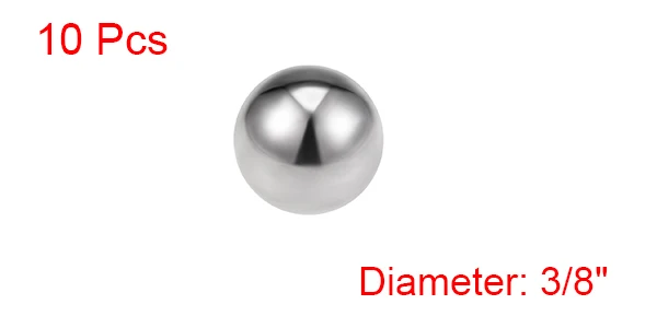 Uxcell 5-50 шт 1/" 1/4" 3/" 1/8" 5/1" 3/16" 7/1" шарики подшипника 304 прецизионные шарики из нержавеющей стали G100