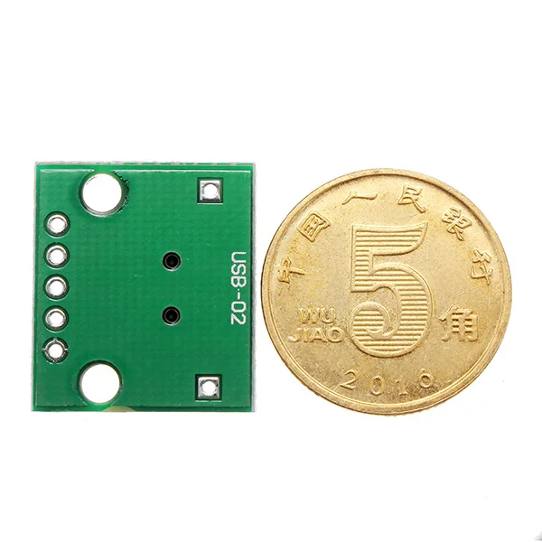 LEORY 1 шт. USB для DIP Женская головка Mini-5P патч для DIP 2,54 мм плата адаптера