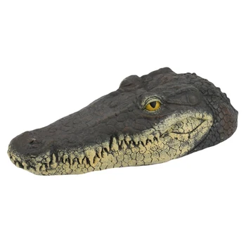 

Hot Outdoor Floating Crocodile Head Pond Pool Garden Alligator Water Features Decorations Pool Ornament