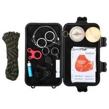 13 шт. спасательные инструменты для отдыха на природе, барбекю, Походное оборудование для кемпинга, снаряжение для выживания