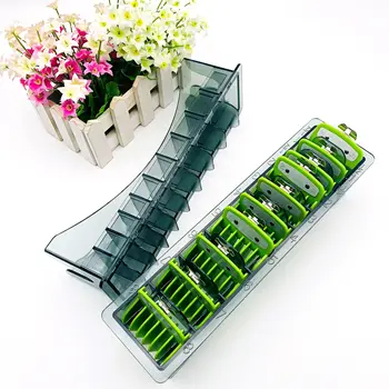

10 Grid Base Box For Universal Hair Clipper Limit Comb Guide Attachment Size Barber Replacement Hair Styling Tool Accessories