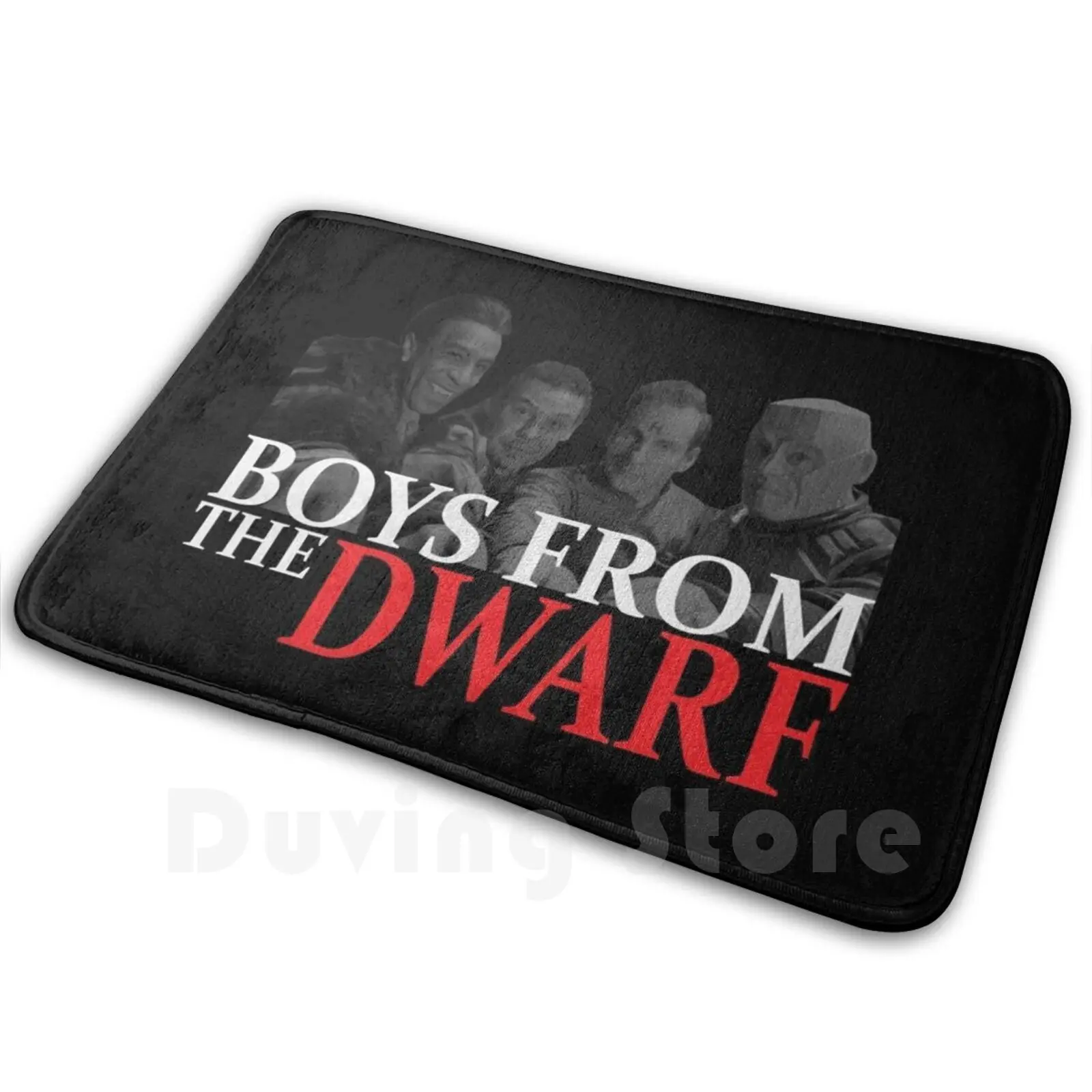 Ragazzi Dal Nano Tappeto Tappetino Cuscino Morbido Antiscivolo Red Dwarf Dave Lister The Cat Kat Kit Kryten Alexander J Rimmer