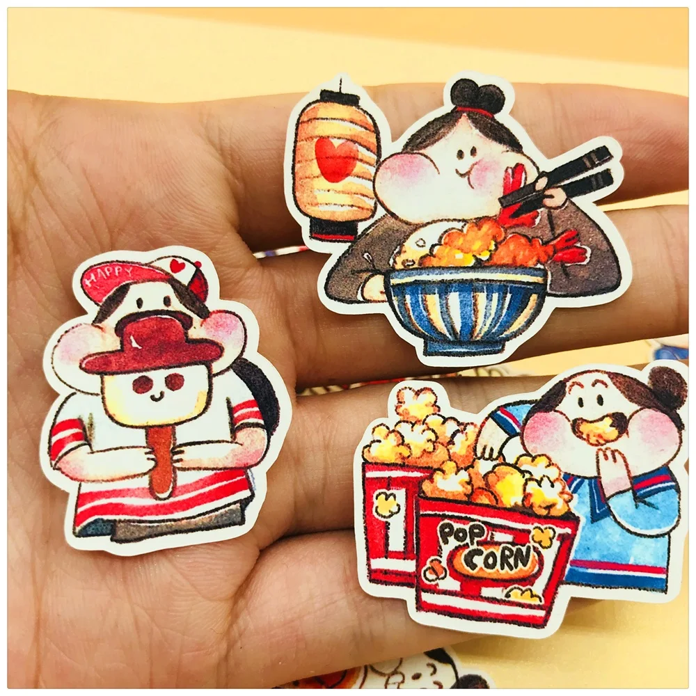 32Pcs/Pack Vintage Japanese Food Master Sticker DIY Craft Scrapbooking Album Junk Journal Planner Decorative Stickers | Дом и сад