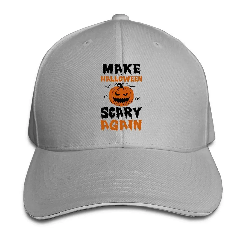 Сделать Хэллоуин страшный снова унисекс Дальнобойщик шляпы папа бейсбольные шляпы водителя Кепка