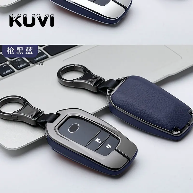 Alloy Car Key Case Auto Key Protection Cover For Toyota CROWN Camry COROLLA Car Holder Shell Colorful Car-Styling Accessories