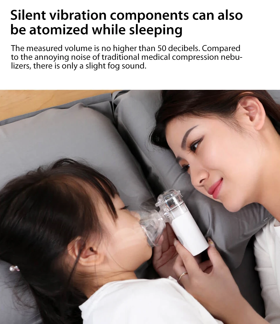 Xiaom Mijia Jiuan Andon портативный микро-распылитель небулайзер Мини Ручной ингалятор респиратор для детей и взрослых от кашля