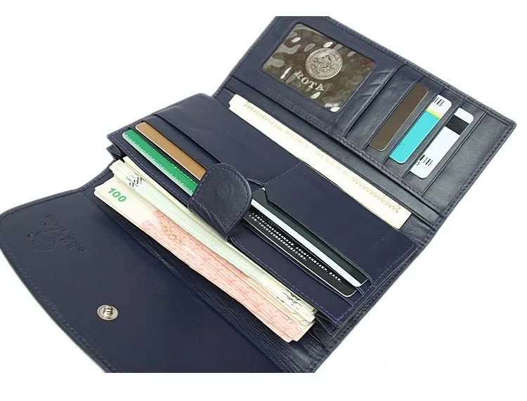 Винтажный красивый дизайнерский кошелек с принтом, аутентичная кожа ската, Женский Большой тройной бумажник для карт, длинный женский клатч из натуральной кожи
