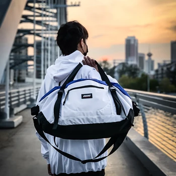 

Original design Brand Originality Design Large bag with oblique span hip hop fashion large capacity luggage bag for students