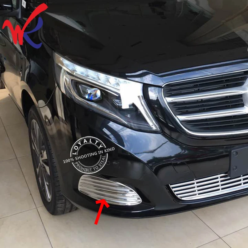 Чехол для передсветильник противотуманной фары Mercedes Benz Viano V Class W447 2014 2015 2016|auto