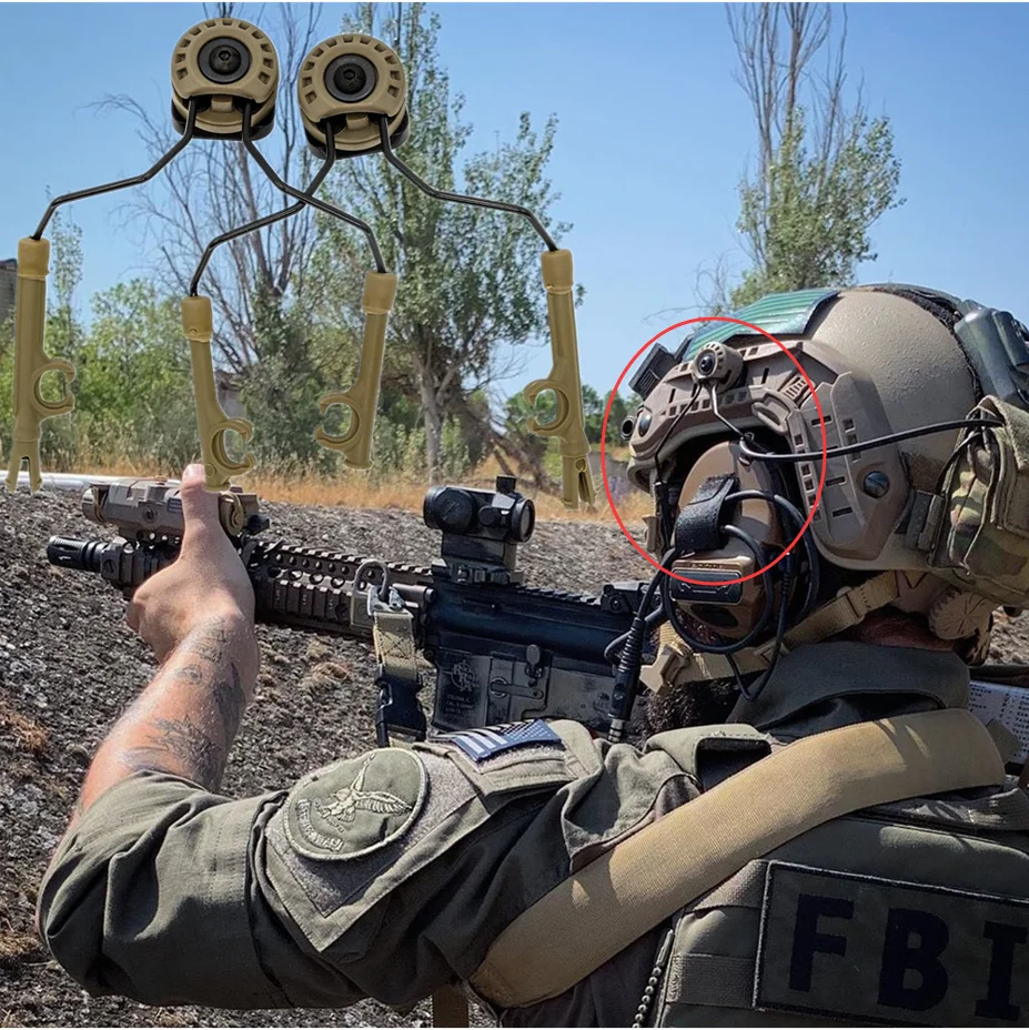 Тактическая гарнитура с шумоподавлением слуха для стрельбы COMTAC I II III IV