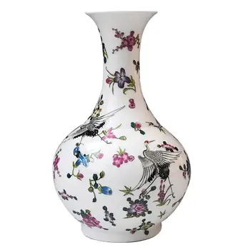

MODERN JINGDEZHEN CERAMIC VASE DECORATION FROSTED LUMINOUS PORCELAIN ORNAMENTS HOME LIVINGROOM TABLE FURNISHING FIGURINES CRAFTS