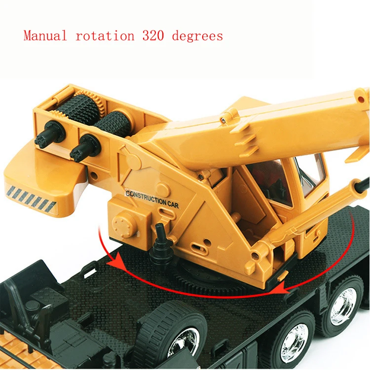 8-канальный Радиоуправляемый кран Модель инженерного автомобиля игрушки для детей для дня рождения, Рождества, подарок на год Brinquedos дистанционного Управление грузовой Лифт
