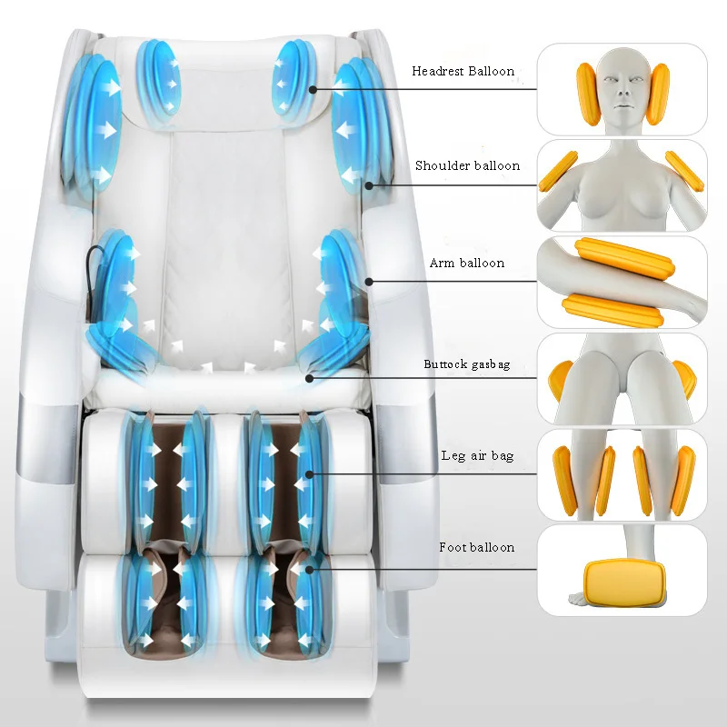 Family Massage Chair Home Multifunctional Luxury Space Cabin Electric Massage Chair Bluetooth Music Relax Body