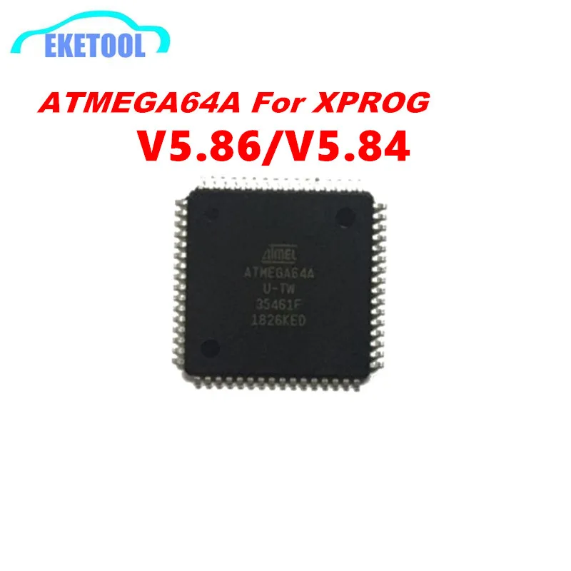 Чип ATMEGA64A для XPROG V5.86 V5.84 сменный чип пайки бесшумный ошибки Ожидание сертификата