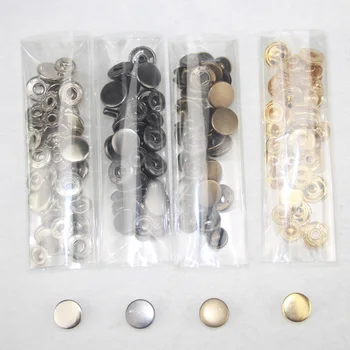 

100 lots Color snap buttons 633# type 12MM buttons surface copper button down jacket metal snap button set