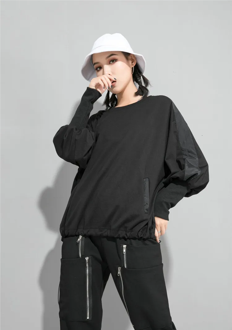 Max LuLu топы футболки модная Корейская одежда женская уличная Женская Осенняя свободная футболка Kawaii винтажная черная хлопковая одежда