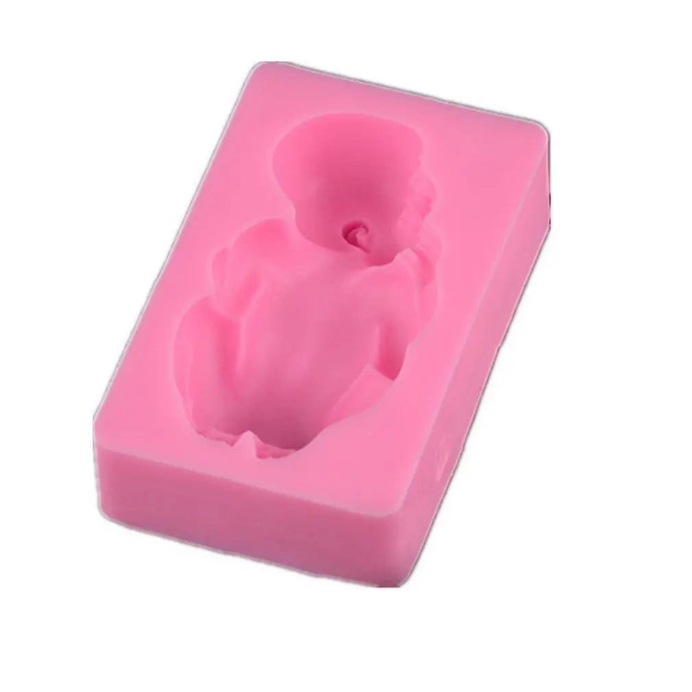 

Sleeping Baby Baby Large Fondant Cake Chocolate Decorative Silicone Mold Pink Diy Cake Mold Chocolate Mould Silicone Mold