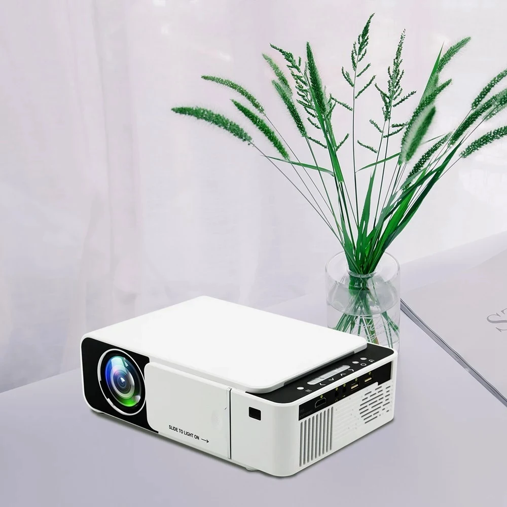 

T5 Portable High Definition 1080P Projector 1920x1080 Resolution Household LCD Projector