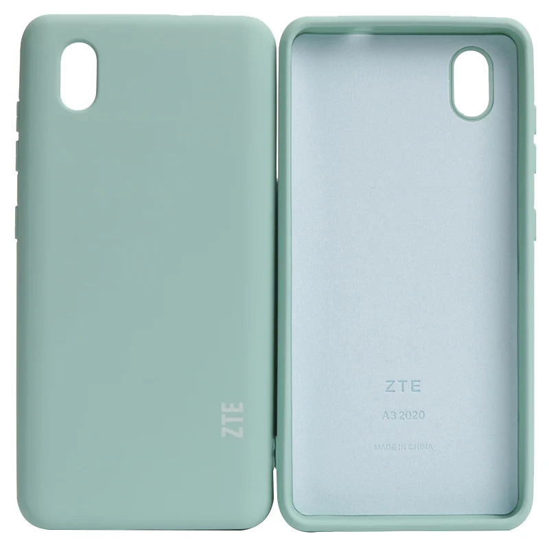 ZTE A3 2020 Case zte Blade a3 2020 Liquid Silicone case Silky Soft-Touch Protective Back Cover Anti-knock cell phone pouch with strap Cases & Covers