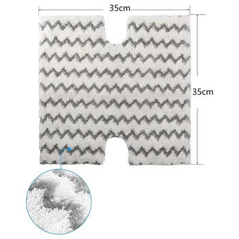 

2Pcs/set Durable Steam Cleaning Cloths Mop Pads For Shark S3973D S5003D S6001 S6002 35cm * 35cm Cloth