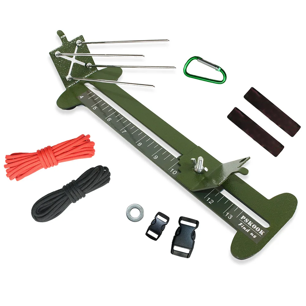 macaco punho gabarito e paracord gabarito pulseira fabricante paracord kit de ferramentas metal ajustavel tecelagem diy
