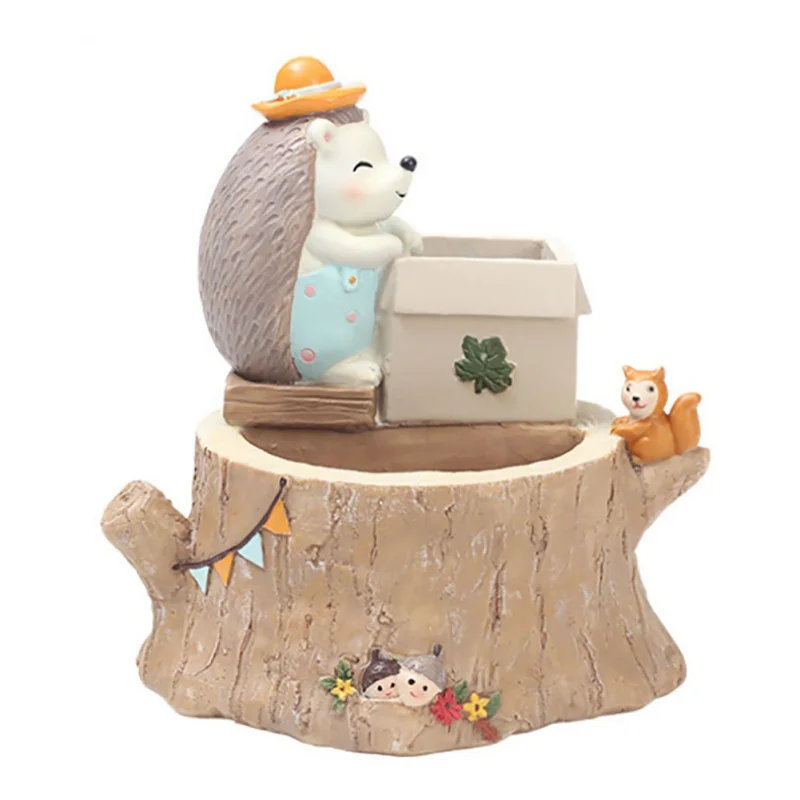 

Mini Green Plant Pot Little Hedgehog Flower Pot For Desktop Plant Home Decoration Supplies Garden Supplies PCMMA