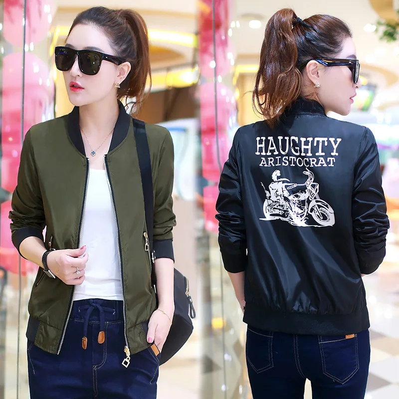 

Small Coat Women's Spring And Autumn Short 2018 New Style Korean-style Double-sided Wear Loose-Fit BF Harajuku-Style Jacket Base