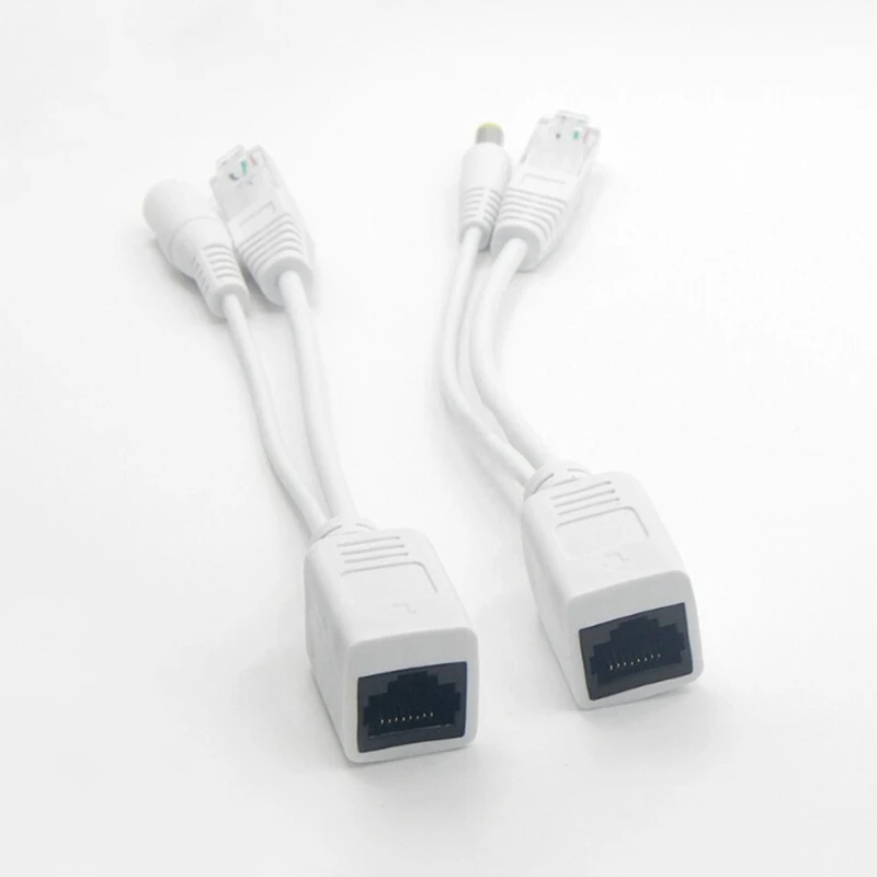 1 пара POE кабель пассивное питание через Ethernet Кабель-адаптер POE сплиттер RJ45 инжектор модуль питания 12-48 В для ip-камеры