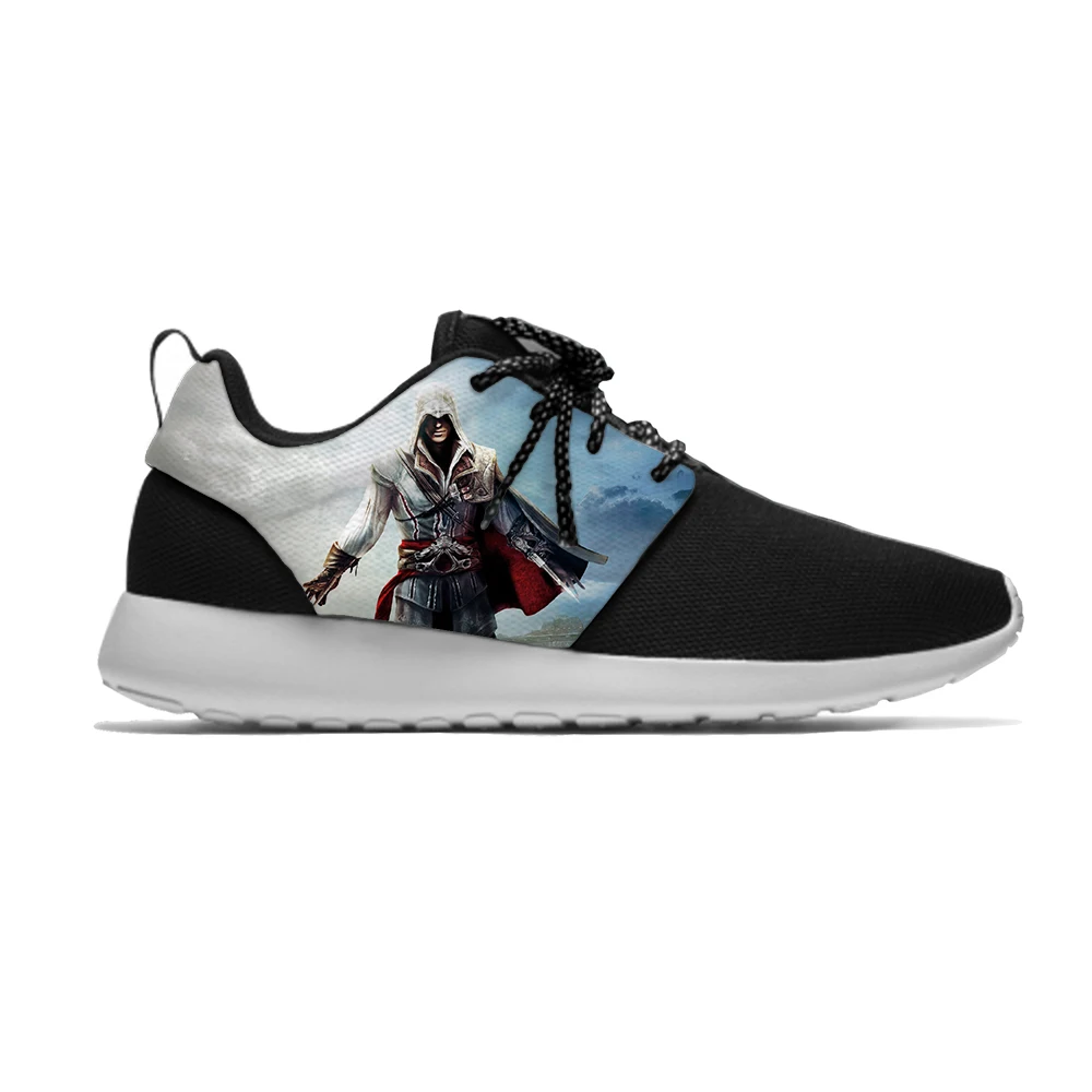 Creed assassins/модные классические крутые детские спортивные кроссовки; повседневные дышащие кроссовки с 3D принтом; подарок для мальчиков и девочек