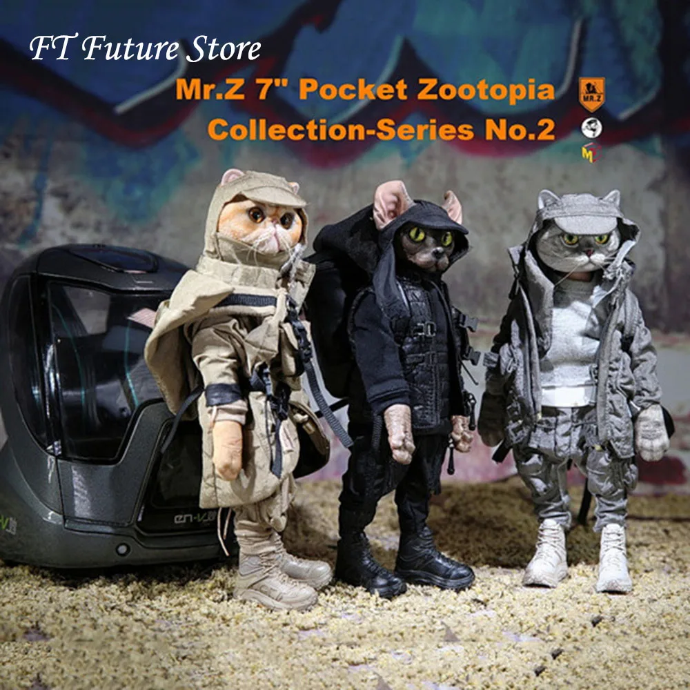 

Mr.Z PZCS005/006/007 7 inches Mr.Z Pocket ZOO Collectible Series No.2 Dumpling/Noodle/Donut Action Figure Model for Fans