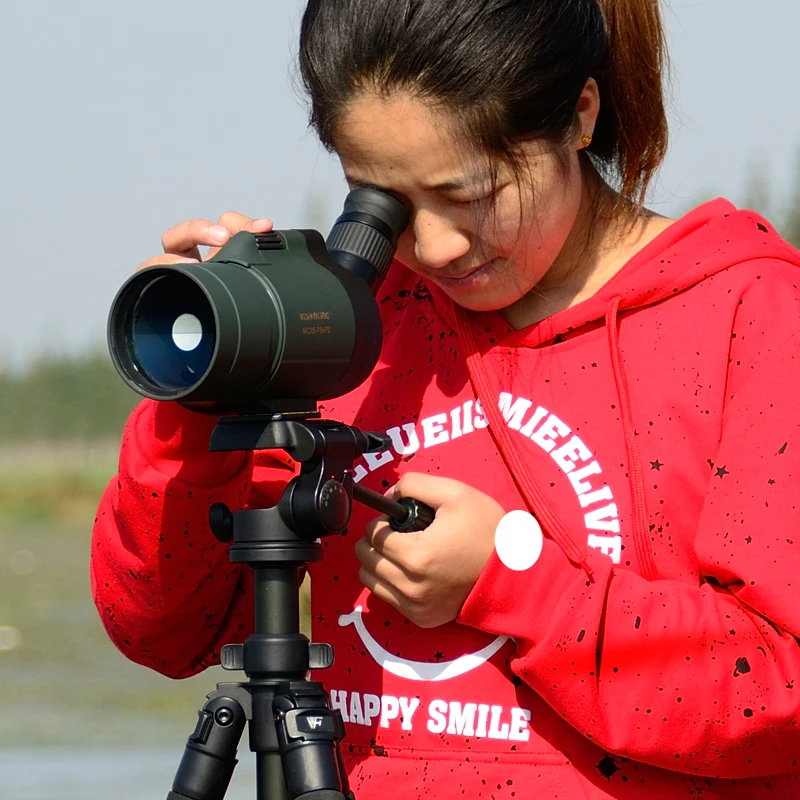 Spotting Scope MC25-75x70 Zoom Monocular Telescope High Power Waterproof Hunting Bird Watching Target