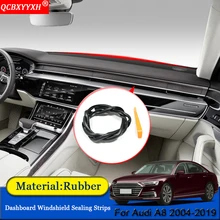 Автостайлинг анти-звуконепроницаемые не пропускающие шума пылезащитные панели автомобиля Лобовое стекло уплотнительные полосы авто аксессуары подходят для Audi A8 2004
