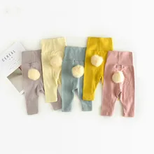 Г. Осенние детские милые леггинсы с помпонами зимние брюки штаны для маленьких девочек детские милые штаны, штаны для маленьких девочек и мальчиков