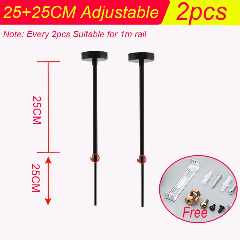 Description Picture 4 of itemWhole Set Led Track Light Rail 0.5/1M Spot Light Led 12/20/30/40W Track Lighting System Fixtures Spotlight Home Shop Living Room