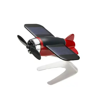 

Solar Aircraft Car Scented Aluminum Alloy Air Force The First Number Engine Decoration Creative Interior Aircraft Decoration