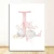 Flowers Wall Art Pictures For Girls Room Decoration Personalized Poster Baby Name Custom Canvas Painting Nursery Prints Pink 22