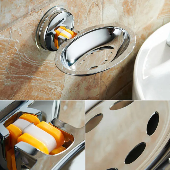 Мыльный держатель на присоске ABS мыла корзина для посуды для ванной, душевой, кухни JS22