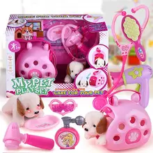 Детские Игрушки для раннего обучения, игрушки для косплея, моделирование кормления домашних животных, наборы домашних животных, игрушки для доктора