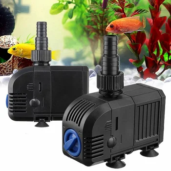 

220V HJ Submersible pump Adjustable Aquarium Circulating Water Suction pump Fish Tank Submersible Miniature filter silent pump