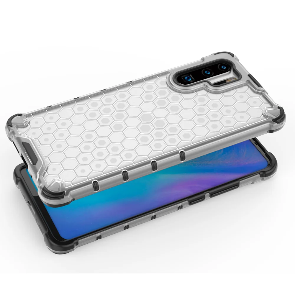 Huawei Y9 Y7 Y6 чехол для телефона ETUI huawei P30 Lite P30 Pro Коврики 20 Pro Honor 20 V20 8X чехол соты из гибридного материала на основе ТПУ и ПК чехол-броня