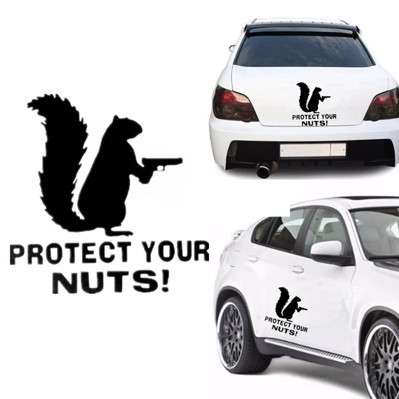 Car Stickers Squirrel PVC Decals Funny Auto Removable Waterproof Exterior Decoration Personalise Outdoor Accessories 1pc | Автомобили и