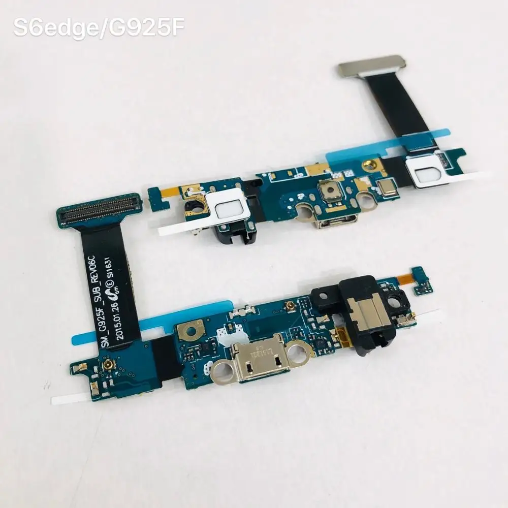 

Charging Dock Port Socket Jack Connector Charge Board Flex Cable For Samsung S6 Edge G925F G925I G925A G925T G925V G925P G925