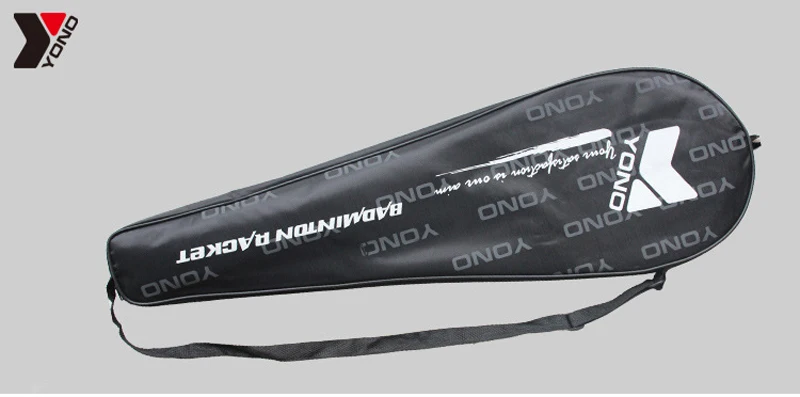 Профессиональные ракетки для бадминтона из алюминиевого сплава YONO легкая Спортивная ракетка для бадминтона с разноцветная сумка
