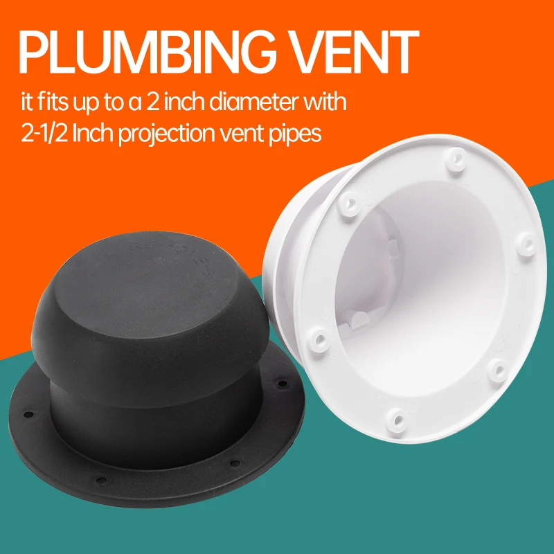 RV Mushroom Head Air Vent Top Mounted Exhaust Fan Round Vent Outlet Ventilator Ventilation Rain Cap Camper Accessories