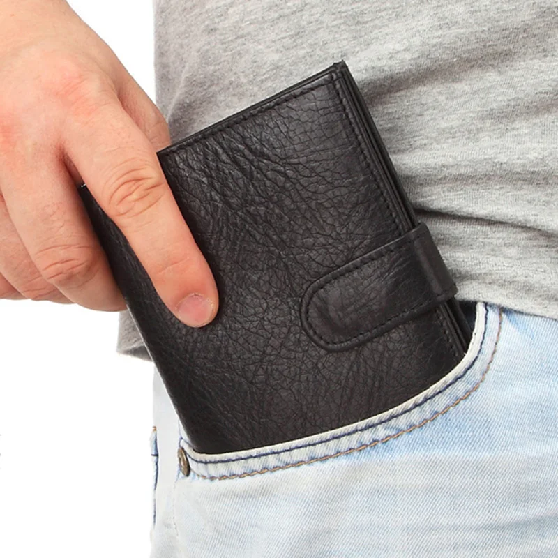 Кошелек MISFITS мужской кожаный бумажник для путешествий Обложка паспорта