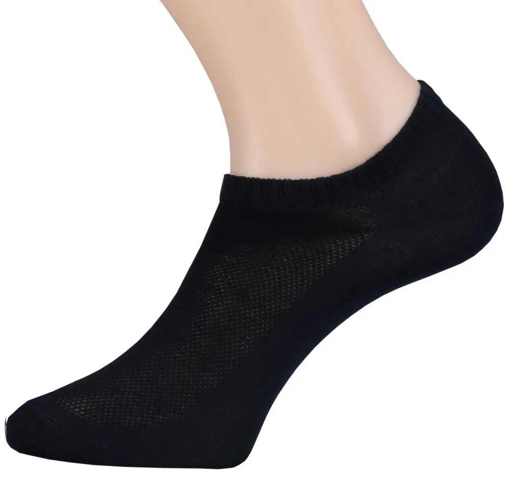 50pairs/lot No Show Socks Cotton Men Low Cut Socks For Men Neats Mesh